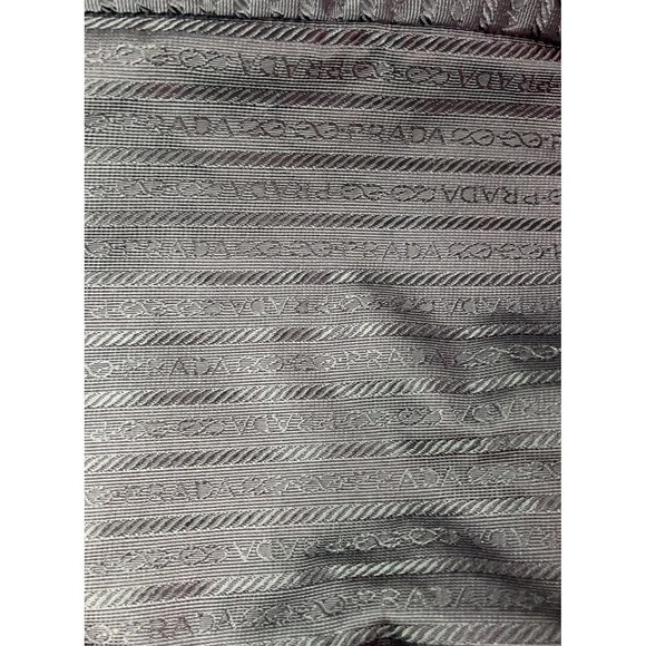 Prada Black Nylon Tote Bag Contrast Stitching Triangle Logo Made in Italy Lux